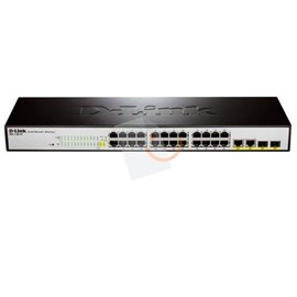 D-Link DES-1100-26 24x10/100 + 2xCombo 10/100/1000 Base-T/SFP Yönetilebilir Switch