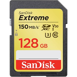 SanDisk SDSDXV5-128G-GNCIN Extreme SD 128GB SDXC UHS-I U3 V30 150MB Bellek Kartı