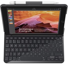 Logitech 920-009060 Slim Folio iPad Bluetooth ile Klavye Kılıfı Siyah Türkçe