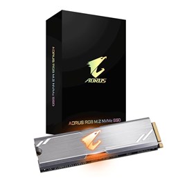 Gigabyte GP-ASM2NE2512GTTDR 512GB AORUS RGB M.2 NVMe SSD PCIe x4 3480MB/2000MB