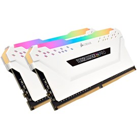 Corsair CMW32GX4M2A2666C16W VENGEANCE RGB PRO Beyaz 32GB (2x16GB) DDR4 2666MHz CL16 XMP Dual Kit