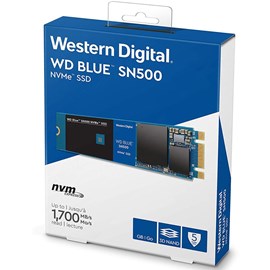 Western Digital WDS250G1B0C 250GB Blue SN500 NVMe PCIe x2 M.2 SSD 1700/1300Mb