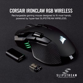 Corsair IRONCLAW Kablosuz RGB CH-9317011-EU Optik Gaming Mouse