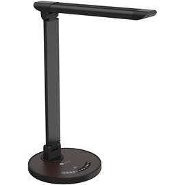 TaoTronics Elune E5 TT-DL13 USB Şarj Portlu LED Masa Lambası 12W Siyah Ayarlanabilir Alüminyum Kol ve Kafa Dokunmatik Kontrol Paneli)