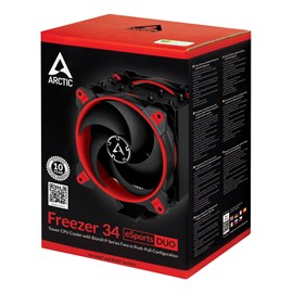 Arctic Freezer 34 eSports DUO Intel/AMD Kırmızı CPU Soğutucu