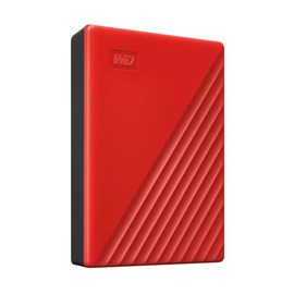 WD My Passport 4 TB 2.5 USB 3.0 Taşınabilir Disk KırmızıWD WDBPKJ0040BRD-WESN
