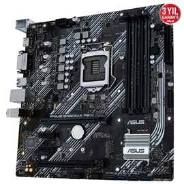 Asus Prime B460M-A R2.0 Intel H470 Soket 1200 DDR4 2933MHz mATX Gaming Anakart 