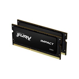 KINGSTON FURY IMPACT 16GB 1600MHZ DDR3L CL9 SODIMM (KIT OF 2) 1.35V (NB) KF316LS9IBK2/16