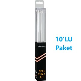  Sharkoon 12" UV CCFL Lamba 2in1 Kit 10'LU Paket