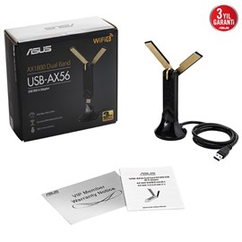 ASUS USB-AX56 Dual Band AX1800 USB WiFi Adaptör