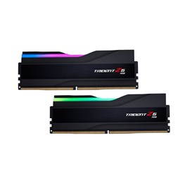 GSKILL Trident Z5 RGB Siyah F5-6600J3440G16GX2-TZ5RK DDR5-6600Mhz CL34 32GB (2x16GB) DUAL (34-40-40-105) 1.40V