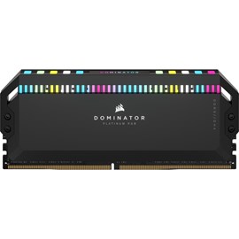 CORSAIR CMT32GX5M2X6000C36 32GB (2X16GB)DOMINATOR PLATINUM RGB Siyah DDR5 6000MHz CL36 Dula Kit Ram