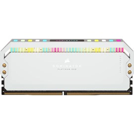 CORSAIR 32GB (2X16GB) DDR5 6200MHz C36 DOMINATOR PLATINUM RGB WHITE SOĞUTUCULU BELLEK CMT32GX5M2X6200C36W 