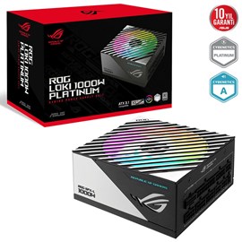 ASUS ROG LOKI SFX-L 1000P MODÜLER ATX 3.1 UYUMLU 120MM PWM ARGB FAN PCIe 5.0 10 YIL GARANTI