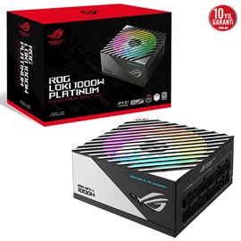 ASUS ROG LOKI SFX-L 1000P MODÜLER ATX 3.1 UYUMLU 120MM PWM ARGB FAN PCIe 5.0 10 YIL GARANTI