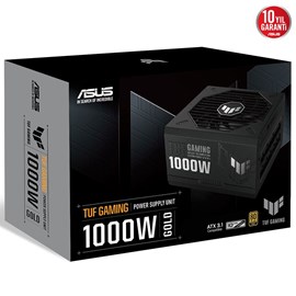 ASUS TUF GAMING-1000G 80+ GOLD 1000W TAM MODÜLER ATX 3.1 UYUMLU 10 YIL GARANTİ