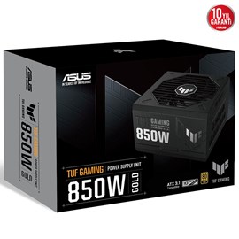 ASUS TUF GAMING-850G 80+ GOLD 850W TAM MODÜLER ATX 3.1 UYUMLU 10 YIL GARANTİ