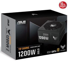 ASUS TUF GAMING 1200G 80 PLUS GOLD 1200W Modüler ATX 3.1 UYUMLU 10 YIL GARANTİ PSU