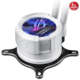 ASUS ROG STRIX LC III 360 ARGB LCD CPU SIVI SOĞUTUCU, 2.1 IPS LCD, ASETEK'İN YENİ GEN7 V2 POMPASI VE PREMIUM ROG ARGB FANLAR BEYAZ 6 YIL GARANTİ