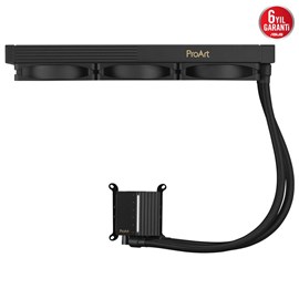 ASUS PROART LC 360 MM AYDINLATMALI DURUM GÖSTERGESİ VE ÜÇ MAT ALPHACOOL APEX STEALTH METAL POWER FANLARI 6 YIL GARANTİ
