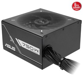 ASUS PRIME 750W BRONZE 750W, 80+ BRONZ SERTİFİKALI, 135MM FAN,  6 YIL GARANTİ