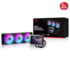 ASUS ROG RYUO IV 360 ARGB HAREKETLİ KAVİSLİ 6 67 INCH AMOLED EKRAN 3D GEN8 V2 ARGB FANLAR 6 YIL GARANTİ