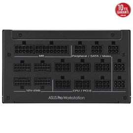 Asus Pro Ws 2200W Platinum 80+ Pcıe 5.1 Full Modüler Atx 3.1 Güç Kaynağı 10 Yıl Garanti