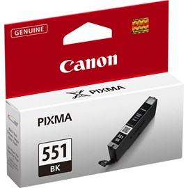 Canon CLI-551BK Siyah Mürekkep Kartuşu IP7250 MG5450 MG6350
