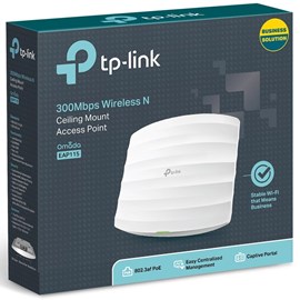 TP-LINK EAP115 300Mbps Kablosuz N Tavana Montajlanabilir Erişim Noktası