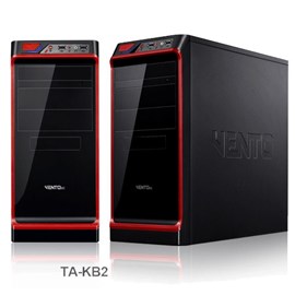 Vento TA-KB2 350W FSP Siyah-Kırmızı ATX Kasa