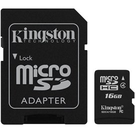 Kingston SDC4/16GB 16GB microSDHC Class 4 Bellek Kartı