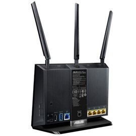 Asus RT-AC68U 802.11ac Çift Bant Kablosuz-AC1900 600+1300Mbps Gigabit 3G/4G Router