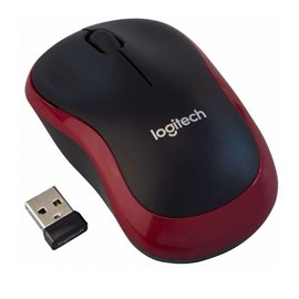 Logitech M185 Nano Kablosuz Mouse Kırmızı 910-002237
