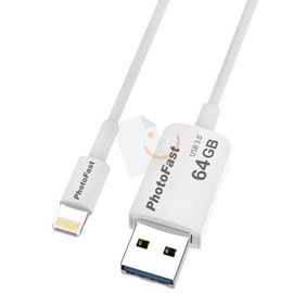 PhotoFast Photo Backup Cable 64GB Lightning / USB 3.0 Şarj Kablolu i-FlashDrive