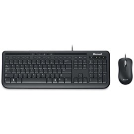 Microsoft APB-00010 Wired Desktop 600 Klavye Mouse Seti Siyah