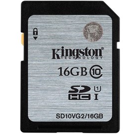 Kingston SD10VG2/16GB SDHC UHS-I Class10 16GB Bellek Kartı 45MB