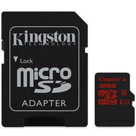Kingston SDCA3/32GB microSDHC 32GB UHS-I U3 Bellek Kartı 90MB