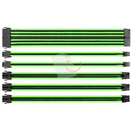 Thermaltake AC-034-CN1NAN-A1 TtMod Yeşil Siyah Sleeved Kablo Seti (16 AWG)