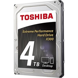 Toshiba HDWE140UZSVA X300 4TB 128MB 7200Rpm Sata3 3.5" HDD Bulk