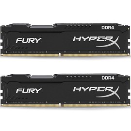 HyperX HX424C15FBK2/8 Fury Black 8GB (2x4GB) 2400MHz DDR4 CL15 Dual Kit