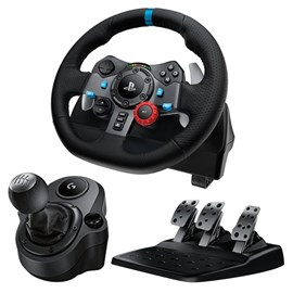 Logitech G29 Direksiyon ve Logitech DrivingForce Shifter Birlikte