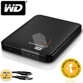Western Digital WDBUZG0010BBK-EESN Elements Portable 2.5" 1TB Usb3.0/2.0 Siyah