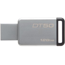 Kingston DT50/128GB DataTraveler 50 128GB Siyah USB 3.1 Metal Usb Bellek