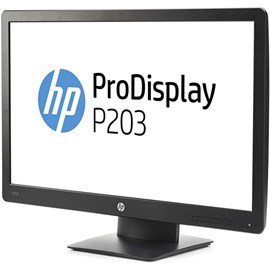 HP X7R53AA ProDisplay P203 20" 5ms HD+ DP D-Sub Led Siyah Monitör