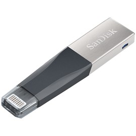 Sandisk SDIX40N-128G-GN6NE iXpand Mini 128GB Lightning - Usb 3.0 Flash Bellek