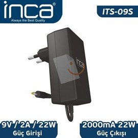 Inca ITS-09S 9V 2A Universal Tablet Şarj Adaptörü