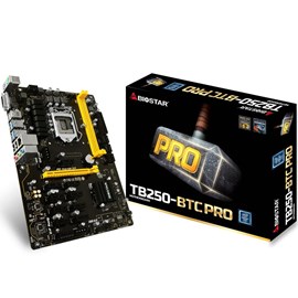 Biostar TB250-BTC PRO DDR4 12x PCI-E DVI Lga1151