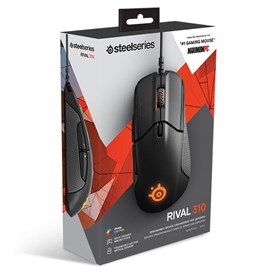 SteelSeries Rival 310 Ergonomic 12K Optik Siyah Gaming Mouse