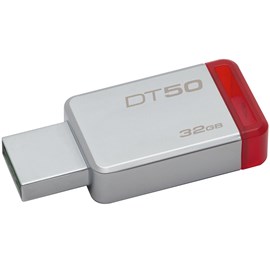 Kingston DT50/32GB DataTraveler 50 32GB Kırmızı USB 3.1 Metal Usb Bellek