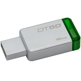 Kingston DT50/16GB DataTraveler 50 16GB Yeşil USB 3.1 Metal Usb Bellek